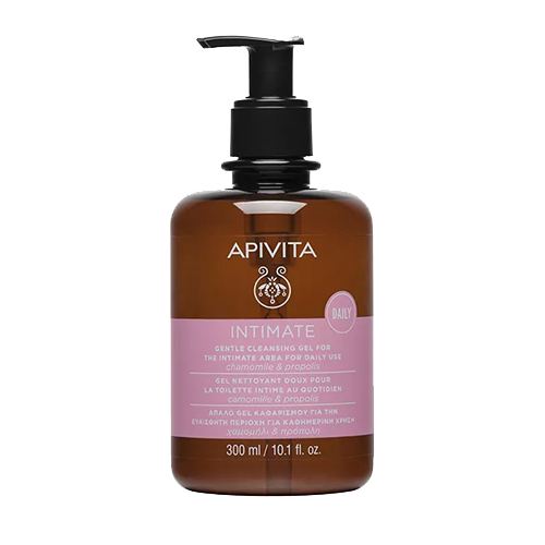 Апивита Интимэйт Гель для ежедневной интимной гигиены Ромашка и прополис 300 мл при покупке некоторых средств Апивита Квин Би