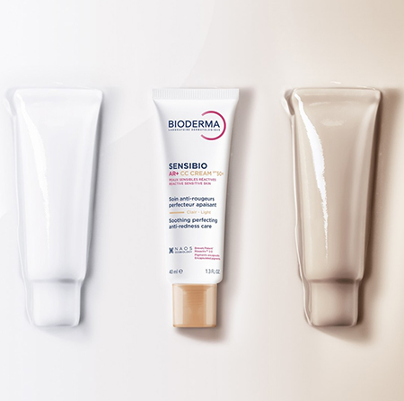 Биодерма Сенсибио AR+ SPF50+ Успокаивающий СС крем для чувствительной кожи 