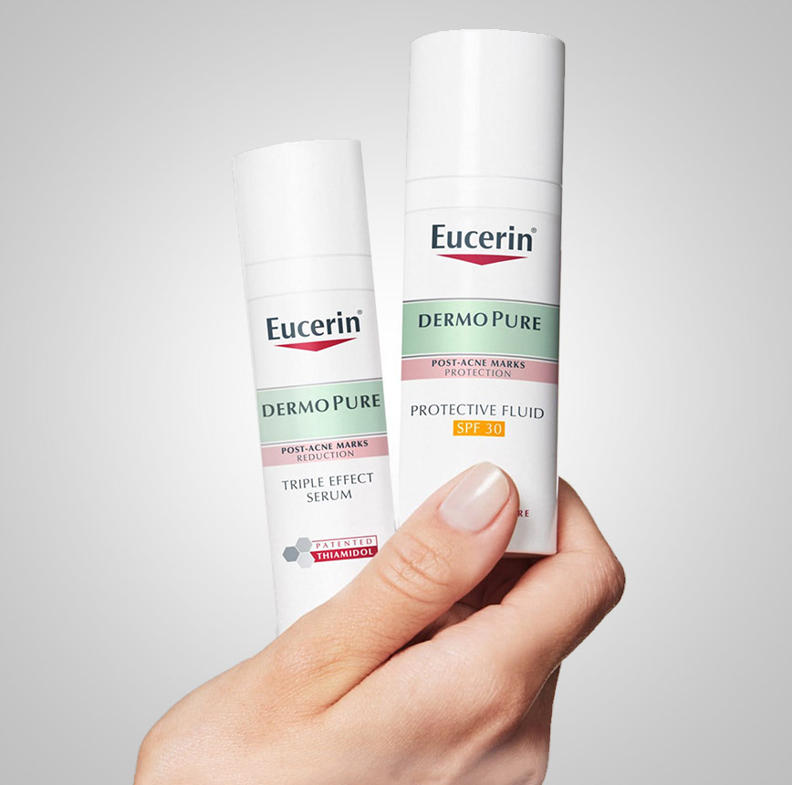 New! Eucerin DermoPURE Сыворотка с тройным действием