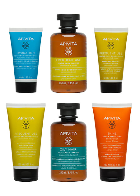 Греческие новинки в марке Apivita - Уход для волос