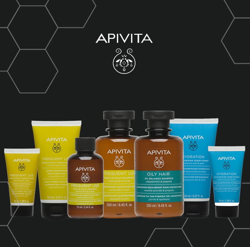Греческие новинки в марке Apivita - Уход для волос