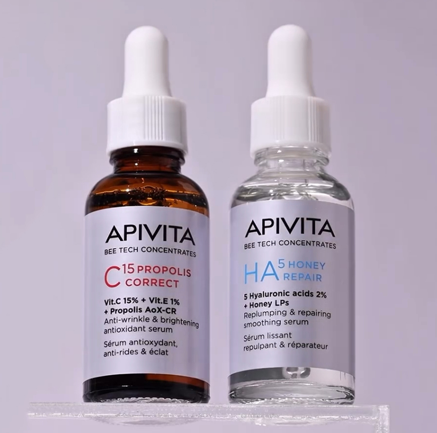 Новинки из Греции: антивозрастные сыворотки Апивита