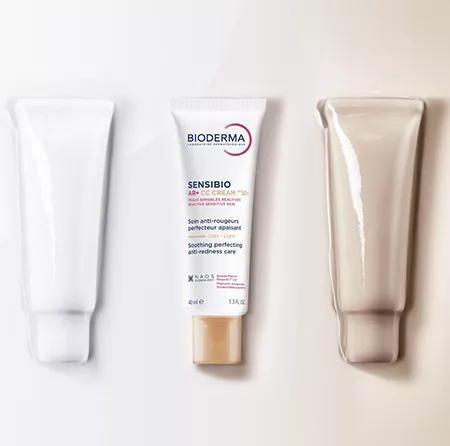 Биодерма Сенсибио AR+ SPF50+ Успокаивающий СС крем для чувствительной кожи 