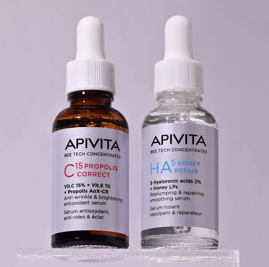 Новинки из Греции: антивозрастные сыворотки Апивита